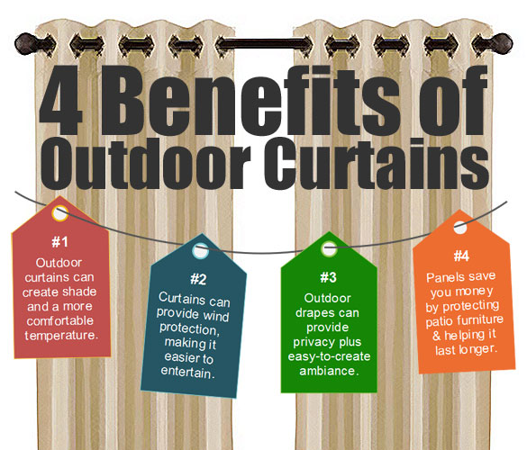 4 Benefits of Using Outdoor Curtains