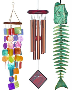 3 Versions on Wind Chimes for an Outdoor Pergola